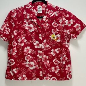 Looney Tunes Tweety Bird Hawaiian shirt
